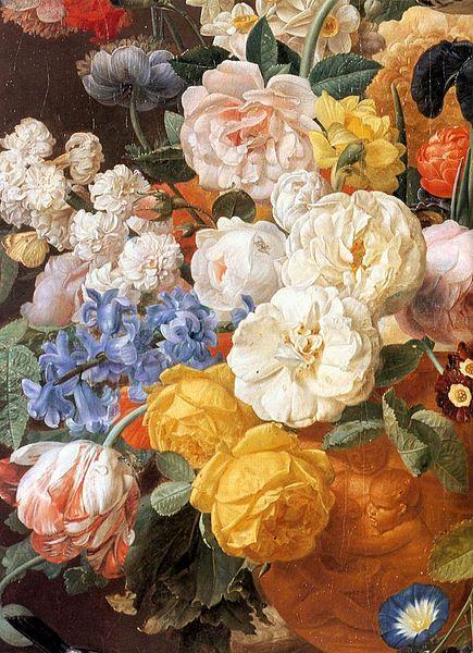 ELIAERTS, Jan Frans Bouquet of Flowers in a Sculpted Vase china oil painting image